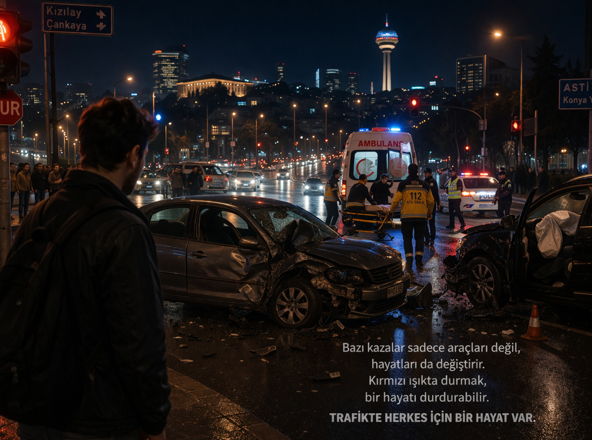 Kırmızı Işıkta Kesilen Hayatlar : Anakra Trafiğinde Yaşanan Bir Gece ve Sessiz Acının Hikayesi